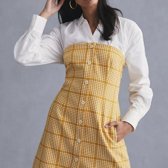 Maeve Knit Twofer Mini Dress - Picture 2 of 8